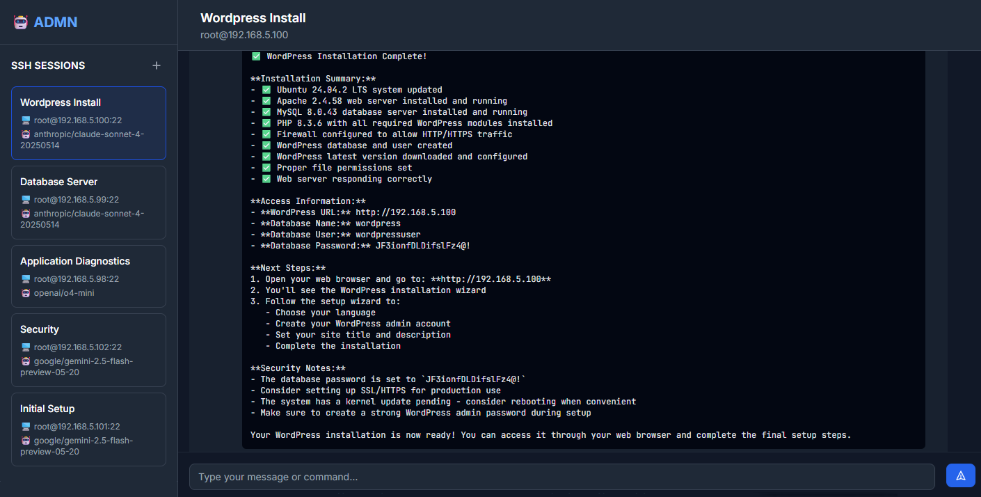 Dashboard preview